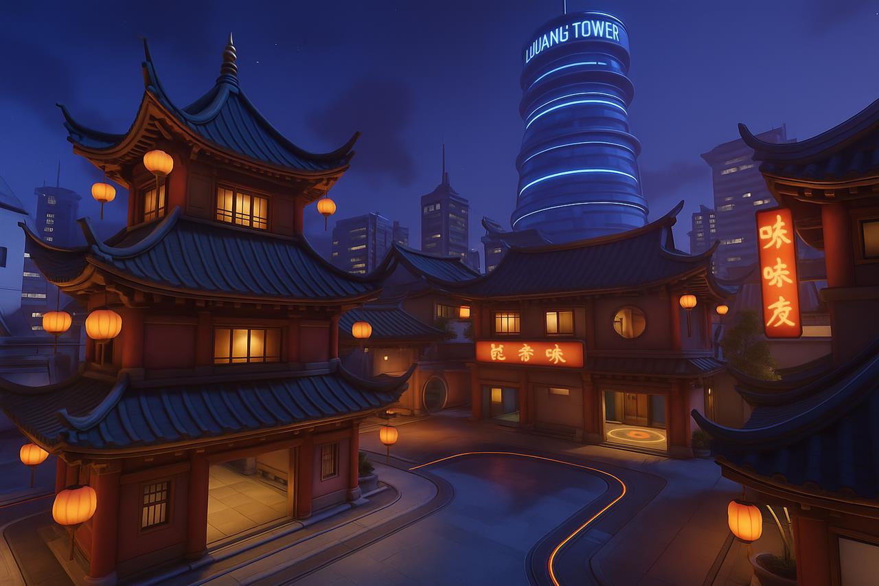 Lijiang tower overwatch 2 map - a competitive control map with dynamic design