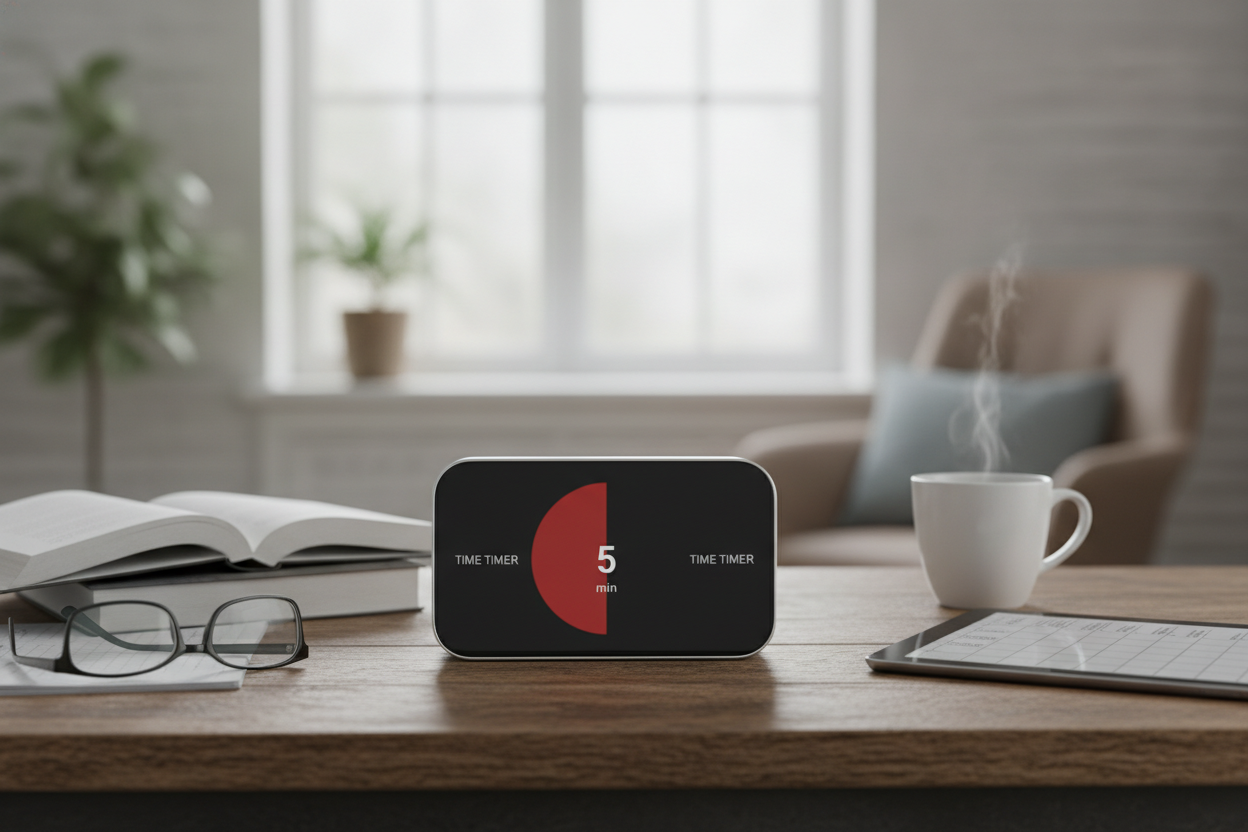 Hvad er en Time Timer? Guiden til bedre tidsfornemmelse og struktur